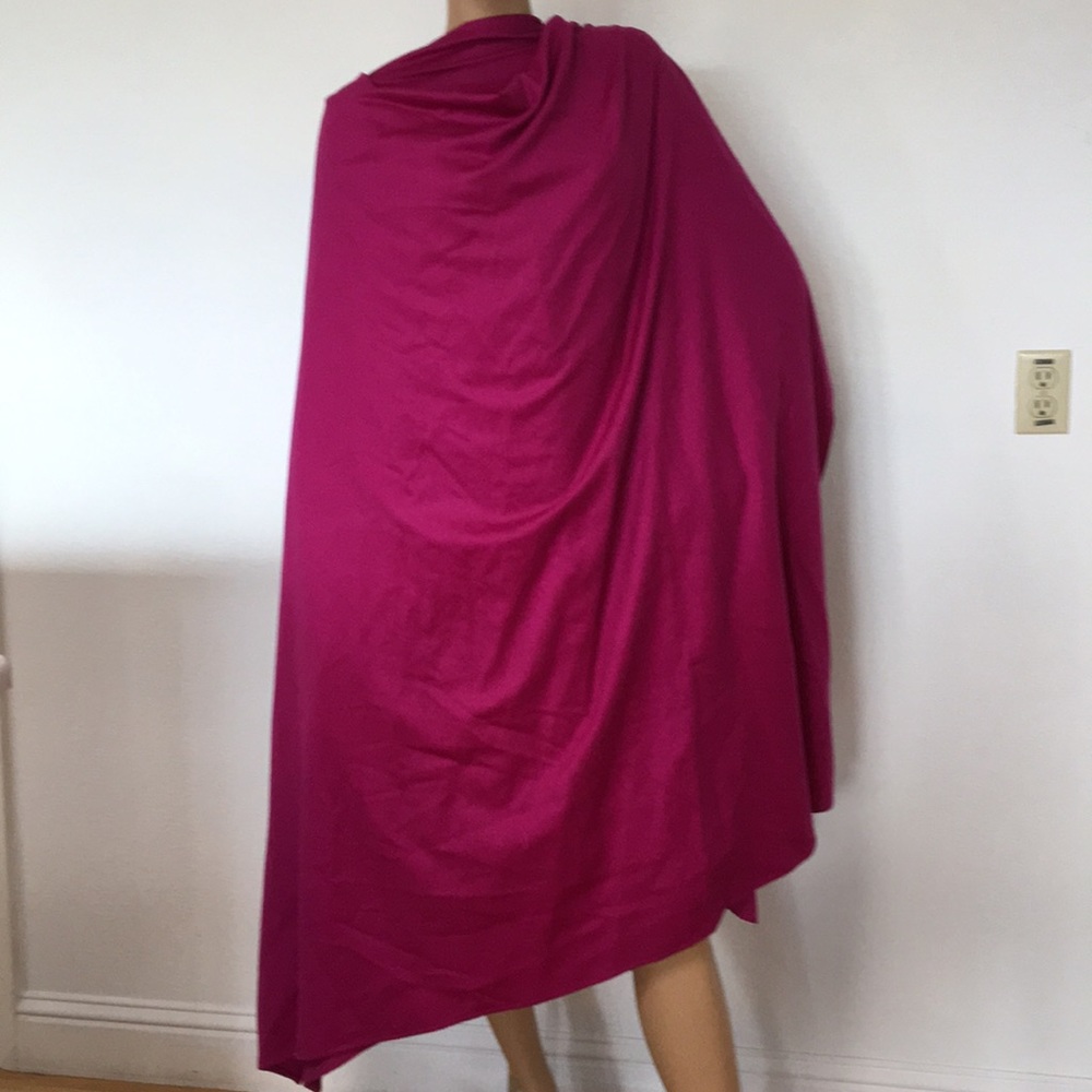 GIanfranco Ferre Vintage Purple Cashmere Cape